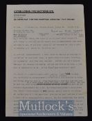 Peter Cotes – Original Director of ‘The Mousetrap’ Signed Typed Letter - inscribed ‘Personal and