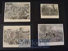 India & Punjab – WWI Victoria Cross and Indian Order of Merit Awards Lithographic Images showing