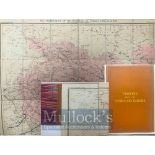 India & Punjab – Territories of Kashmir Map A large folding and bound antique Thacker’s map of