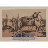 India – Soltykoff - ‘Voyage en Poste Dans Les Plaines Du Pandjabe’ Umritsir, Print No 19, mounted
