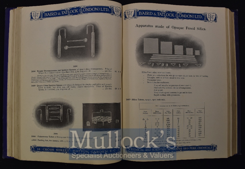 1914 Baird & Tatlock (London) Ltd Trade Catalogue of Chemical And Scientific Apparatus And Pure - Image 2 of 2