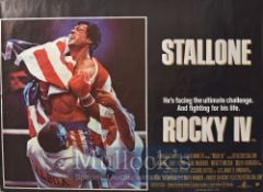 Film Poster - Rocky II & IV - 40 X 30 Starring Sylvester Stallone, Carl Weathers, Brigitte