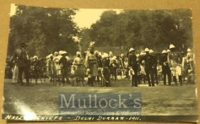 India - Original Real Photo postcard Sikh native chiefs, Delhi durbar c1911