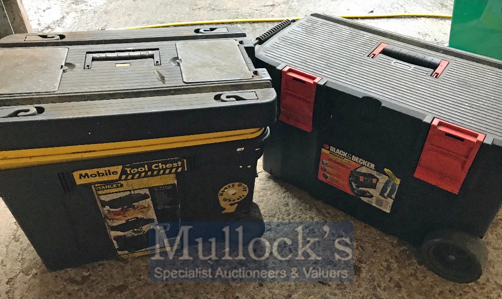 2x Large ‘Hard Case’ Toolboxes both containing a mixed selection of various hand tools, one