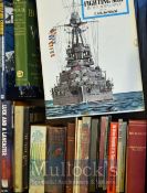 Selection of Military Related Books: To include Bismark, Business of War, Fighting Ships, First