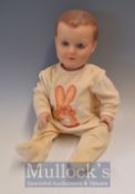 Scarce French Boy Celluloid Doll: Made by Petitcollin-Colignon celluloid combs then dolls 1879-