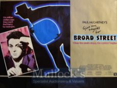 Film Poster - Broad Street - 40 X 30 Starring Paul McCartney issued by 20th Century Fox