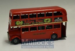 Tri-ang Minic London Transport Double Decker Bus – Good clean example having all original