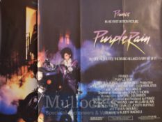 Film Poster - Purple Rain - 40 X 30 Starring Prince issued by Warner Brothers (please note poster