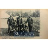 India & Punjab – Sikhs Soldiers at Hampton Court Postcard A rare antique postcard of Indian Army