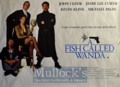 Film Poster - Fish Called Wanda - 40 X 30 Starring John Cleese, Jamie Lee Curtis, Kevin Kline,