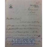 India & Punjab – Signed letter from Nawab Malerkotla A fine 3pp letter signed on gilt crested headed
