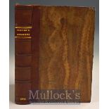 Sermons 1773 by James Foster Book 2nd edition printed by J. Noon, London, bound in quarter calf,