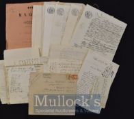 France – Selection of Early Hand Written Letters various content, some with Timbre Royal Stamps,