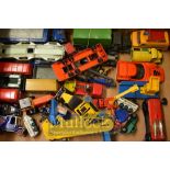 Corgi & Dinky Toys Playworn Examples – To include Mainly commercials lorries, buses, transporters (
