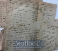 India & Punjab – Malerkotla Forces WWI Casualty List Two Large folding typed documents of the