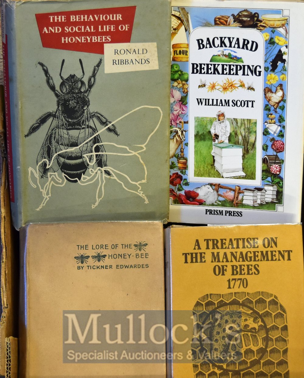 Selection of Bee Keeping Related Books: To include Handbook of Bee Keeping, The Lore of the Honey