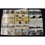 Shropshire Stereoview Cards Selection with various scenes including Market Square Wellington, View