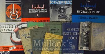 Selection of Early Motoring Manuals to include The model engineer Gas and Oil Engines No 26 12th ed,