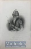 India & Punjab – Maharajah Ranjit Singh of Lahore An original 19th century antique steel engraving