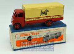 Dinky Toys 514 Guy "Spratt’s" Van - two-tone cream, red including Supertoy hubs with black smooth