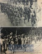 India & Punjab – Sikh Troops in France in WWI Three original vintage First World War postcards of
