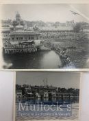 India & Punjab – Karsewa of Golden Temple Two vintage photographs of the Golden temple at