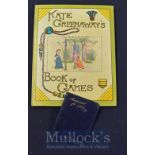 Kate Greenaway Almanack for 1883 Book London: Routledge and Sons, bound in leather cover,