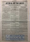India & Punjab – Death of Prince Naunhal Singh an original 1841 French newspaper with detailed