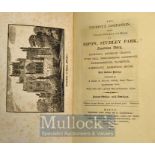 1818 A Tourists Companion To Ripon, Studley Park, And Near By Places Etc Book Printed and sold by T.