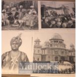 India - Sikh State Kapurthala Collection of 4 Prints showing the royal family and palaces in Punjab.