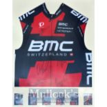 BMC Cycling Team Signed Jersey – Signed by Greg Van Avernaet Tour De France stage winner, Tour De