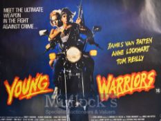 Film Poster - Warriors - 40 X 30 Starring James Van Patten, Anne Lockhart, Tom Reilly issued by