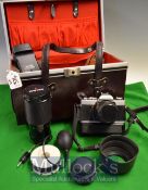 35mm Minolta Camera Kit: To consist of Minolta XG9 with Lenses 50mm, 70-210mm, Tele Converter, Motor