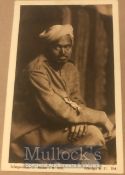 Rare Original Postcard of Sikh prisoners. WWI German propaganda postcard of A captured Sikh