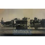 India & Punjab – Photograph of the Golden Temple A fine original antique postcard size photograph of