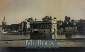 India & Punjab – Photograph of the Golden Temple A fine original antique postcard size photograph of