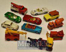 Matchbox Series Selection to include 26 Foden Cement Mixer, 42 Iron Fairy Crane, 16 Case Tractor, 18