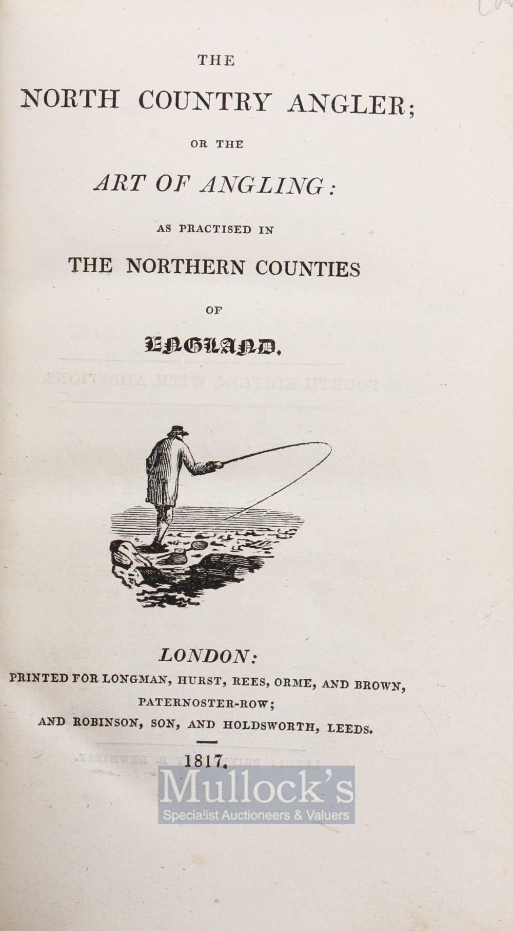 Longman, Hurst, Rees Orme & Brown The North Country Angler or The Art of Angling – 1817 4th - Image 2 of 2