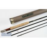 Fine Sage XP Graphite IIIe travel trout fly rod – 9ft 6in 4pc – line 5#, wt. 3 5/8oz - wooden reel