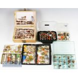 Collection of various fly tins, boxes, flies, nymphs and other lures– incl Wychwood VueFinder,