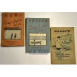 Hardy’s Angler’s Guide – 54th edition 1934 orange covers, 55th edition 1937 blue covers, 63rd