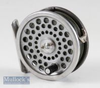 Hardy Marquis 5# small alloy trout fly reel – 3” dia narrow drum, smooth alloy foot, c/w