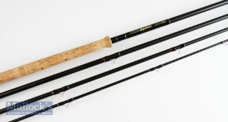 Good Merlin Made in England Y2K 16ft 4pc Titanium Carbide salmon fly rod - line 10/11# – screw