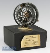 J.W Young & Son Y2080SL Super Lightweight Centre Pin Reel: Aerial style 4 3/4” dia fully
