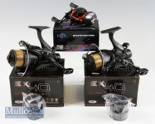 EX40 Carp Runner Reel . Right /Left interchangeable double handle, computer balanced rotor, free