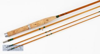 Fine and delicate Hardy “The Marvel ” trout brook fly rod – 7ft 6in 3pc with spare tip – ser no