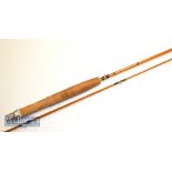 Fine Constable “The Wallop Brook” split cane fly rod – 6ft 9in 2p with staggered ferrule – red agate