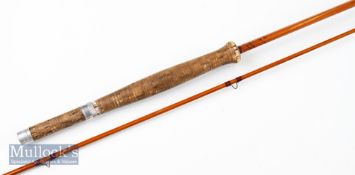 Good Hardy “The Koh-i-Noor” No.1 palakona trout fly rod – 8ft 9in 2pc - with clear Agate lined