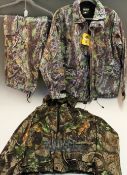 Evolution Camouflage Jacket / Trousers – Multi pocket Stealth jacket size L, Trousers size L